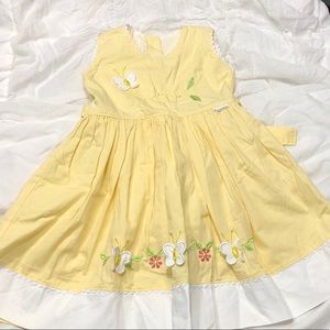 Barrotinha Kids 100% Cotton Yellow Dress s1